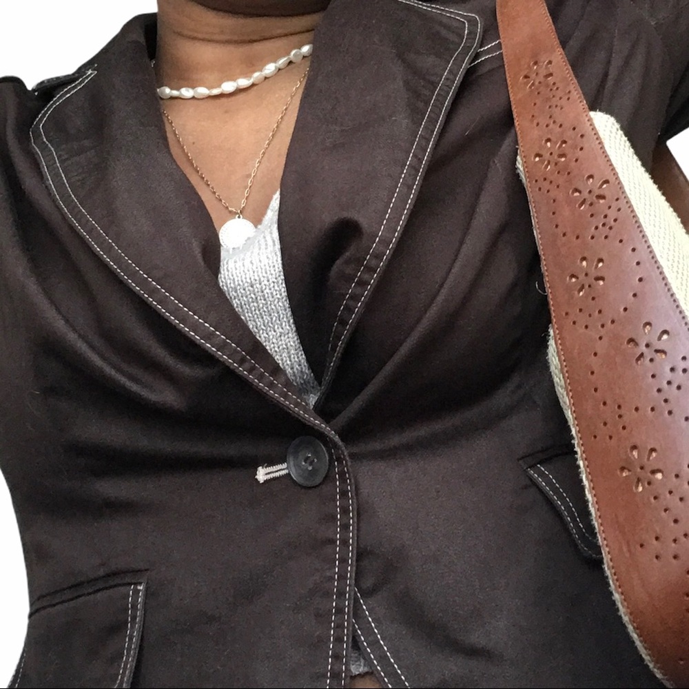 Vintage Brown Blazer - Picture 13 of 15